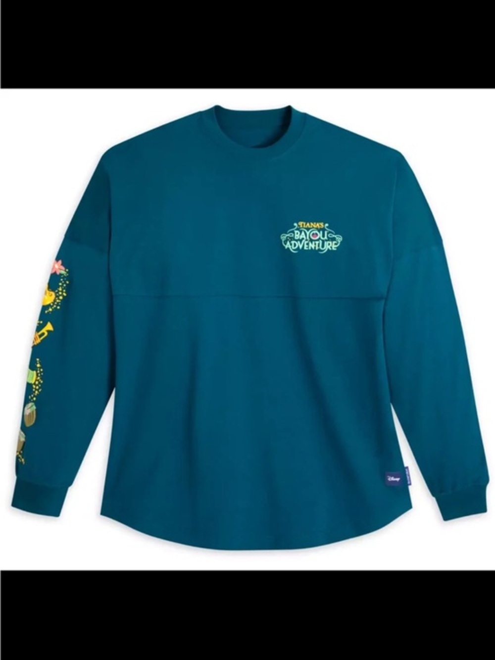 DISNEY TIANA'S BAYOU ADVENTURE It's A Joyous Celebration Spirit Jersey L Glows